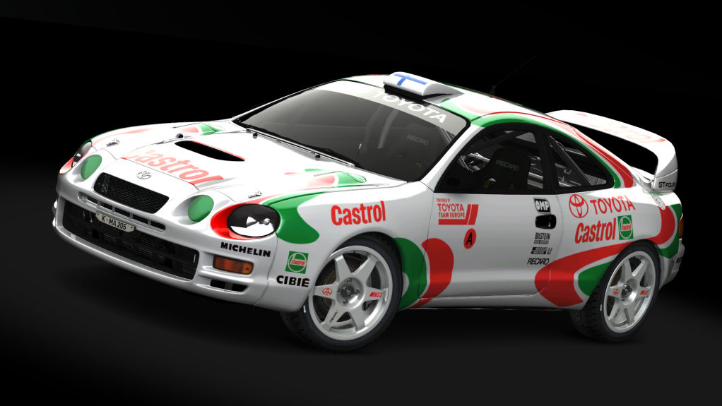Toyota Celica ST205 GT4 Gr.A, skin Castrol